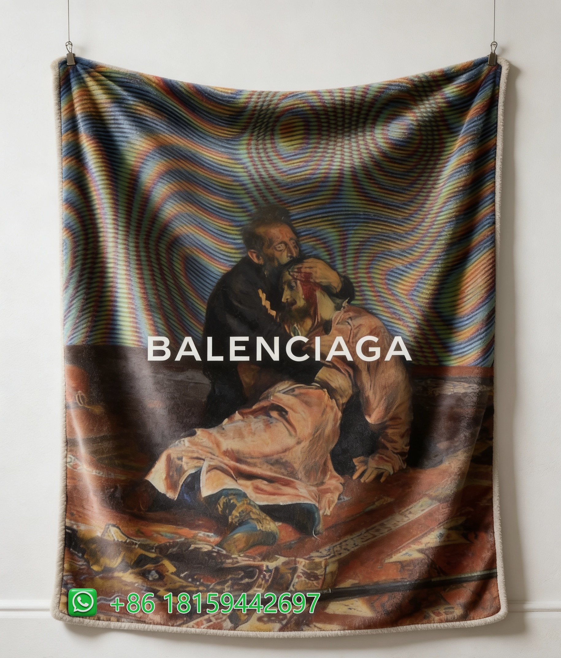 Balenciaga Throw Blankets